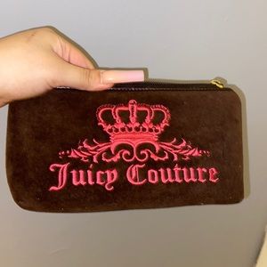 Authentic Vintage velvet juicy couture makeup case